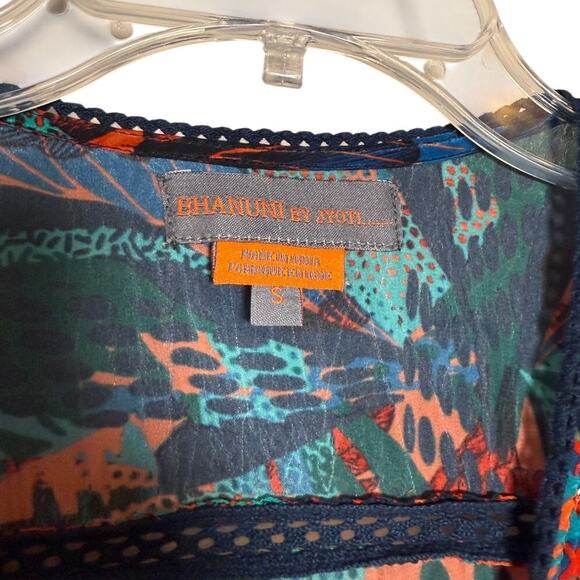 Bhanuni by Jyoti CELESTINE EMBROIDERED BLOUSE Sz. S - Picture 9 of 9